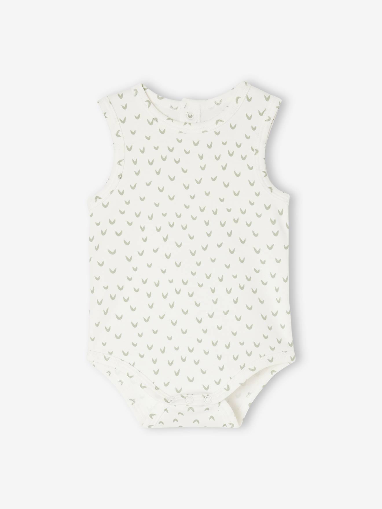 Vertbaudet 5er-Pack Baby Bodys Bio-Baumwolle Oeko-Tex - mintgrün