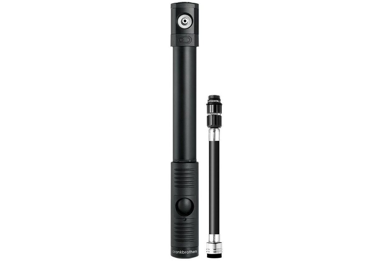 Crankbrothers Klic HP Handpumpe, inkl. Rahmenhalter, Midnight Edition