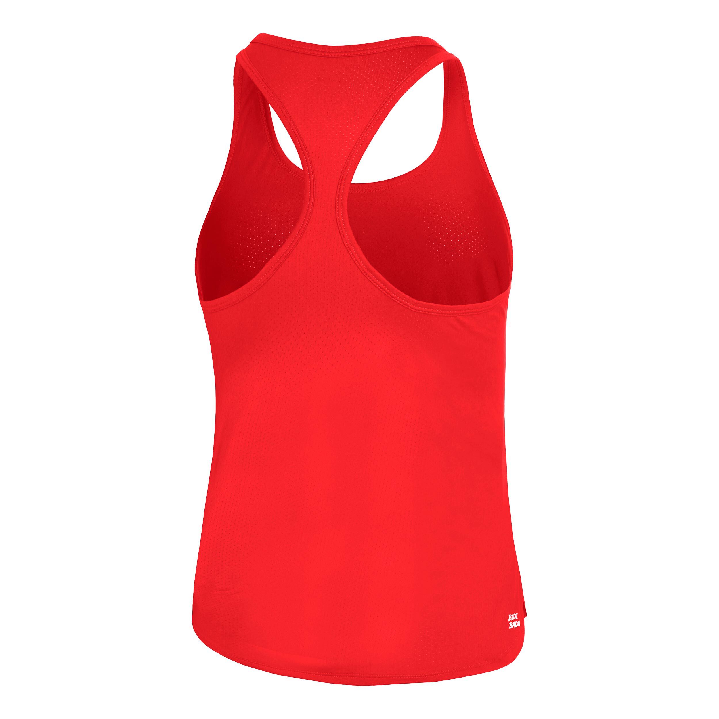 Mea Tech Tank-Top Damen - Rot, Weiß