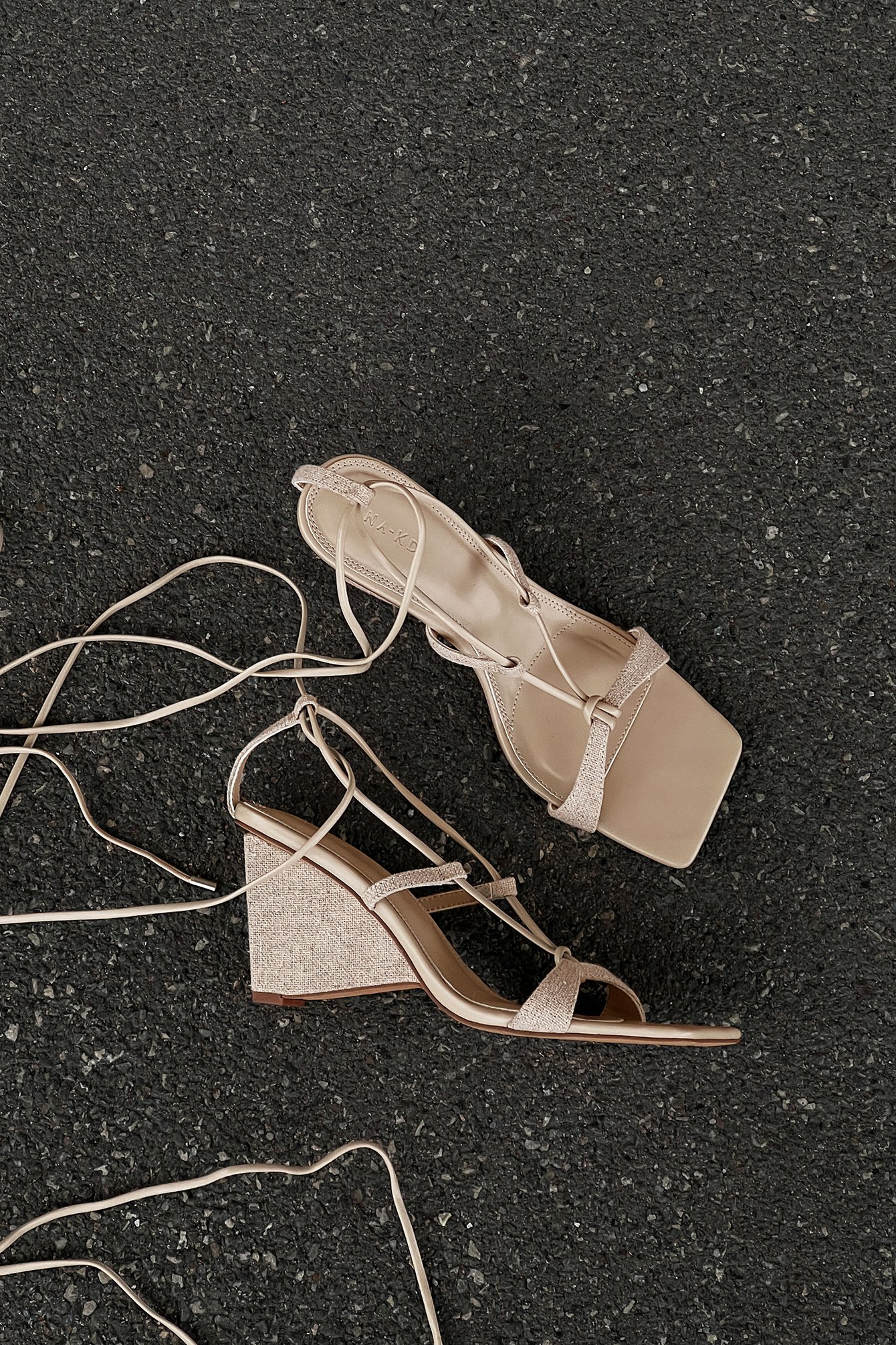 Wedges aus Canvas