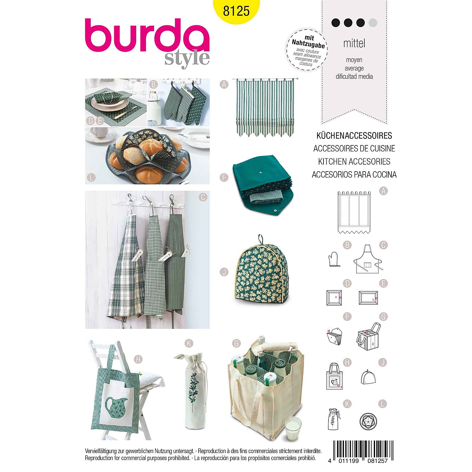 burda Schnitt 8125 