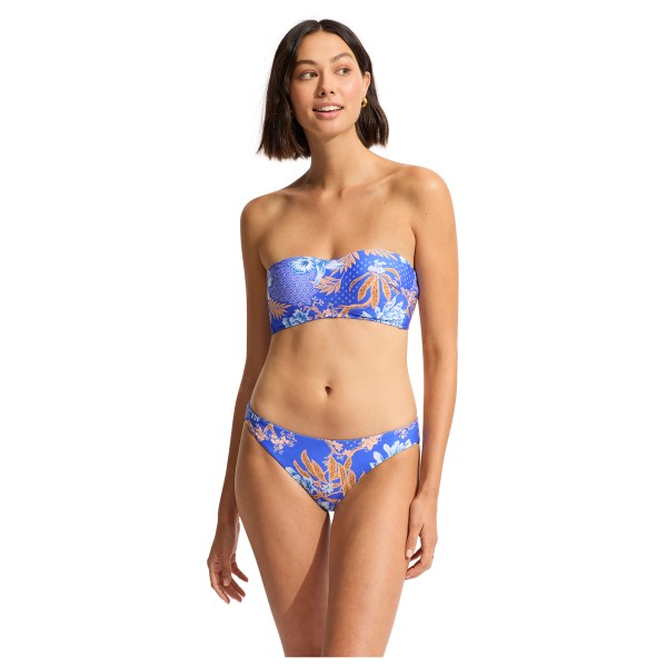 Seafolly - Women's Eden Reversible Hipster Pant - Bikini-Bottom
