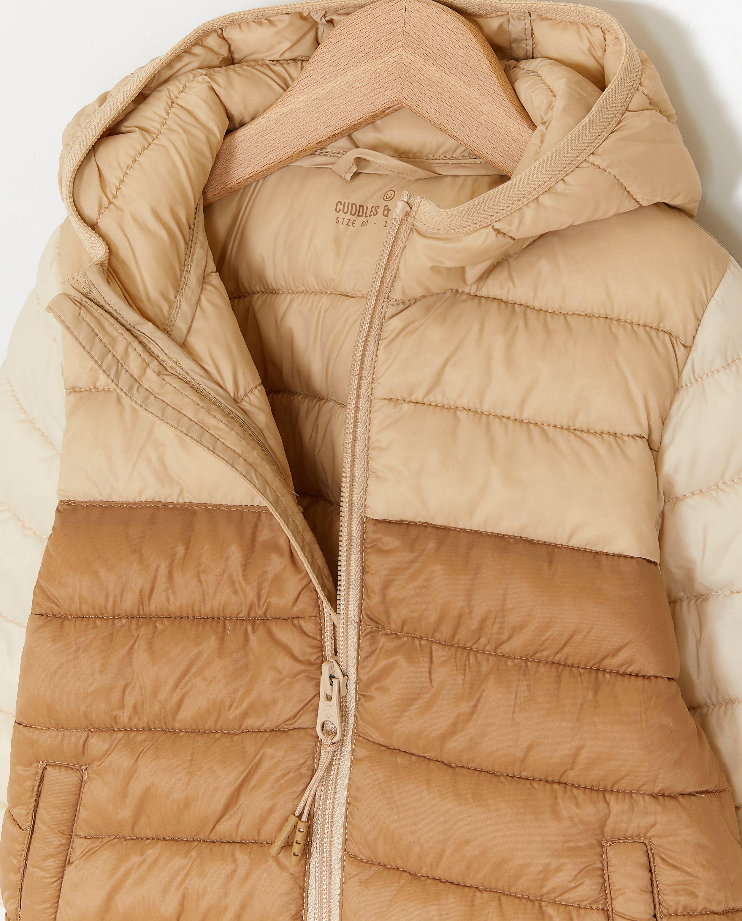 Cuddles and Smiles-kappa i beige återvunnen polyester