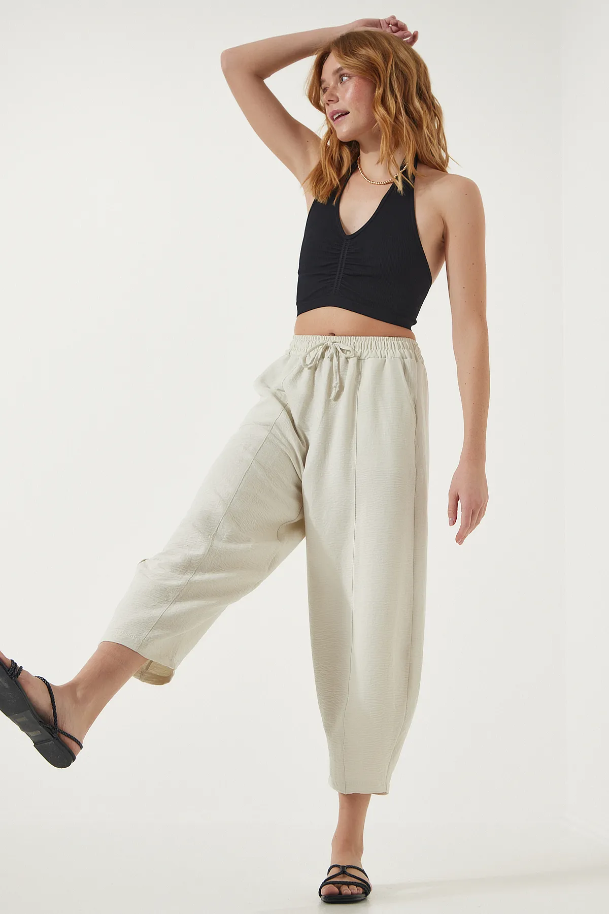 Happiness İstanbul  Hose - Dunkelblau - Karottenhose