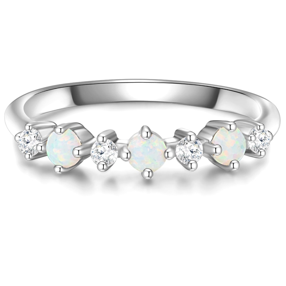 Glanzstücke München Bague en argent Argent sterling Oxyde de zirconium (CZ) en Argent Bague