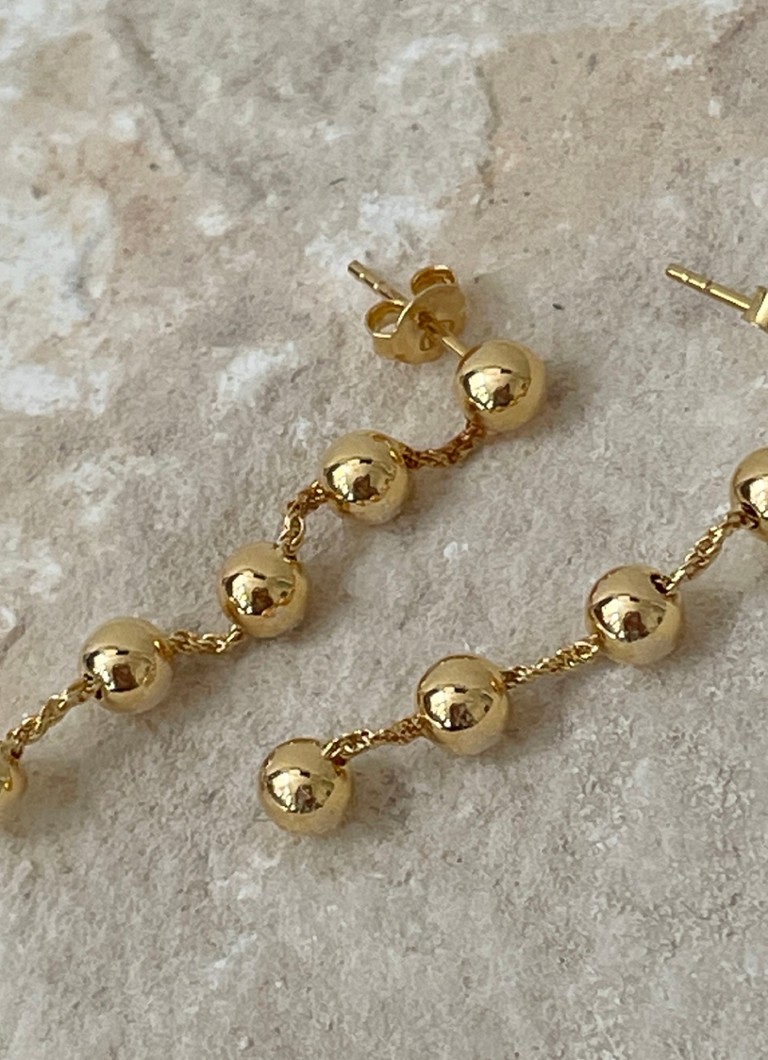 24Kae Gold plated stud earrings 42468Y