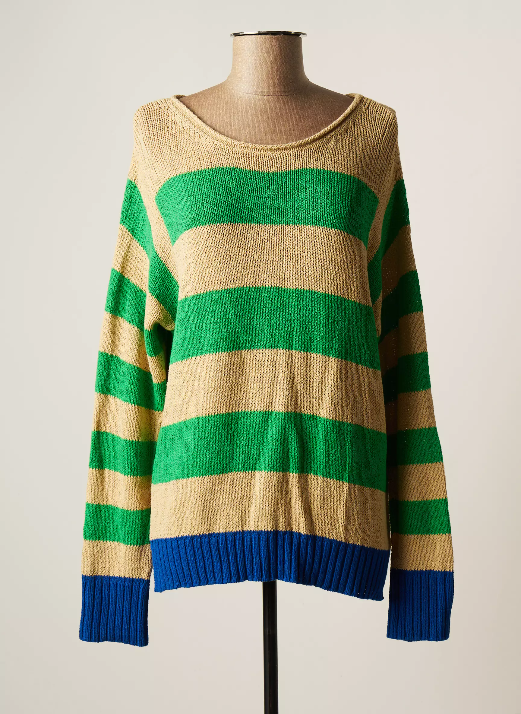 Oui Pulls Femme couleur vert