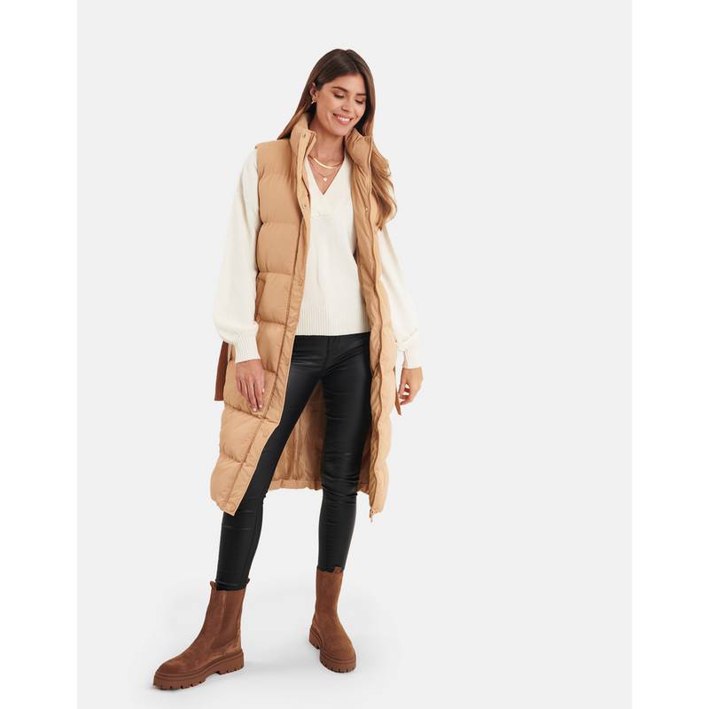 Threadbare Margot Tie Waist Longweste Damen