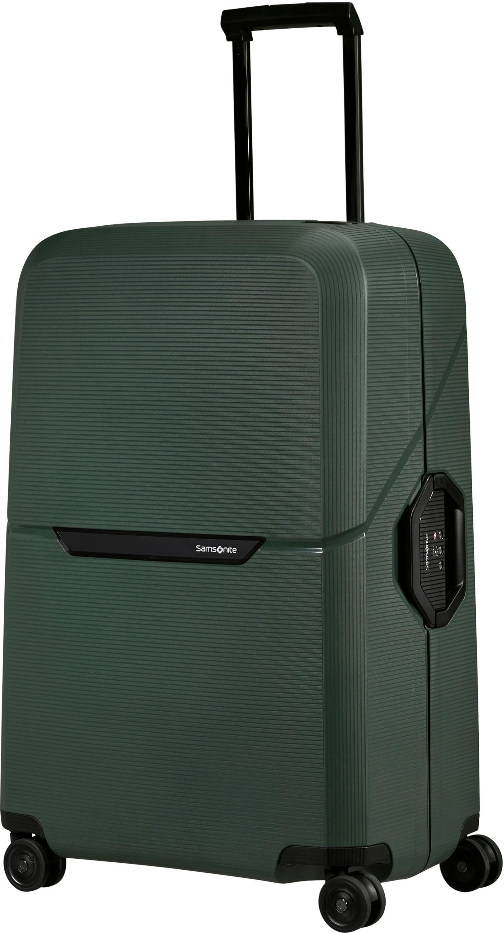 Samsonite Hartschalen-Trolley Magnum Eco forest green, 75 cm, 4 Rollen, aus recyceltem Material; Made in Europe