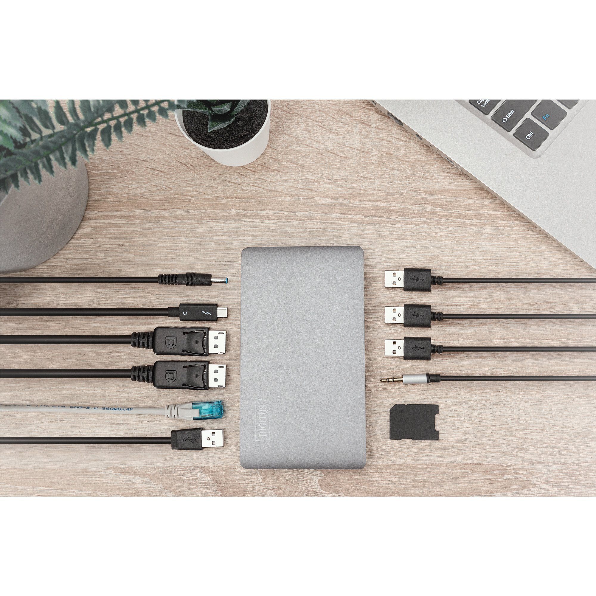 Digitus Laptop-Dockingstation Digitus Digitus Thunderbolt 3 Dockingstation 8K