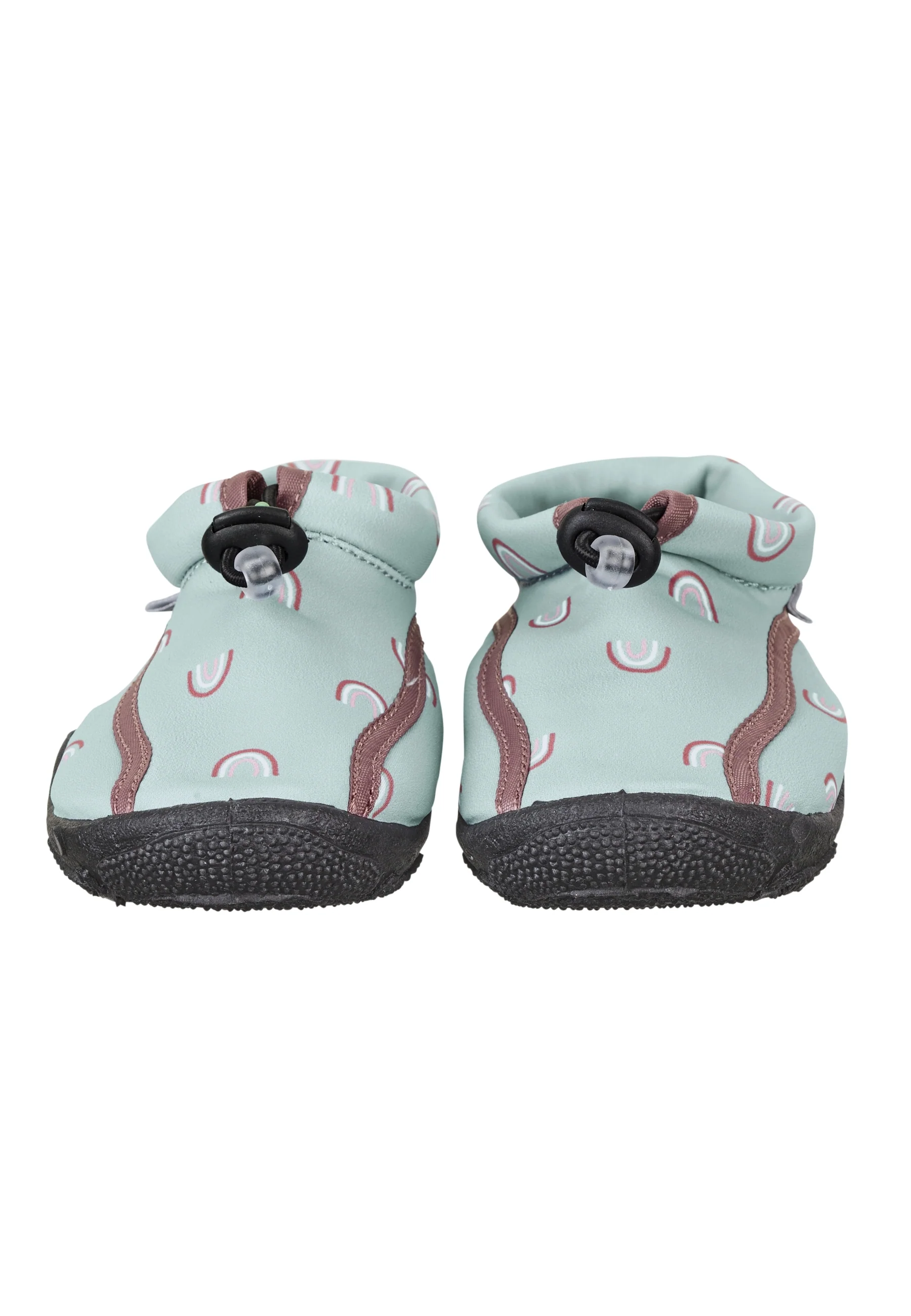 Aqua-Schuh Kinder in Grün mit Regenbogen