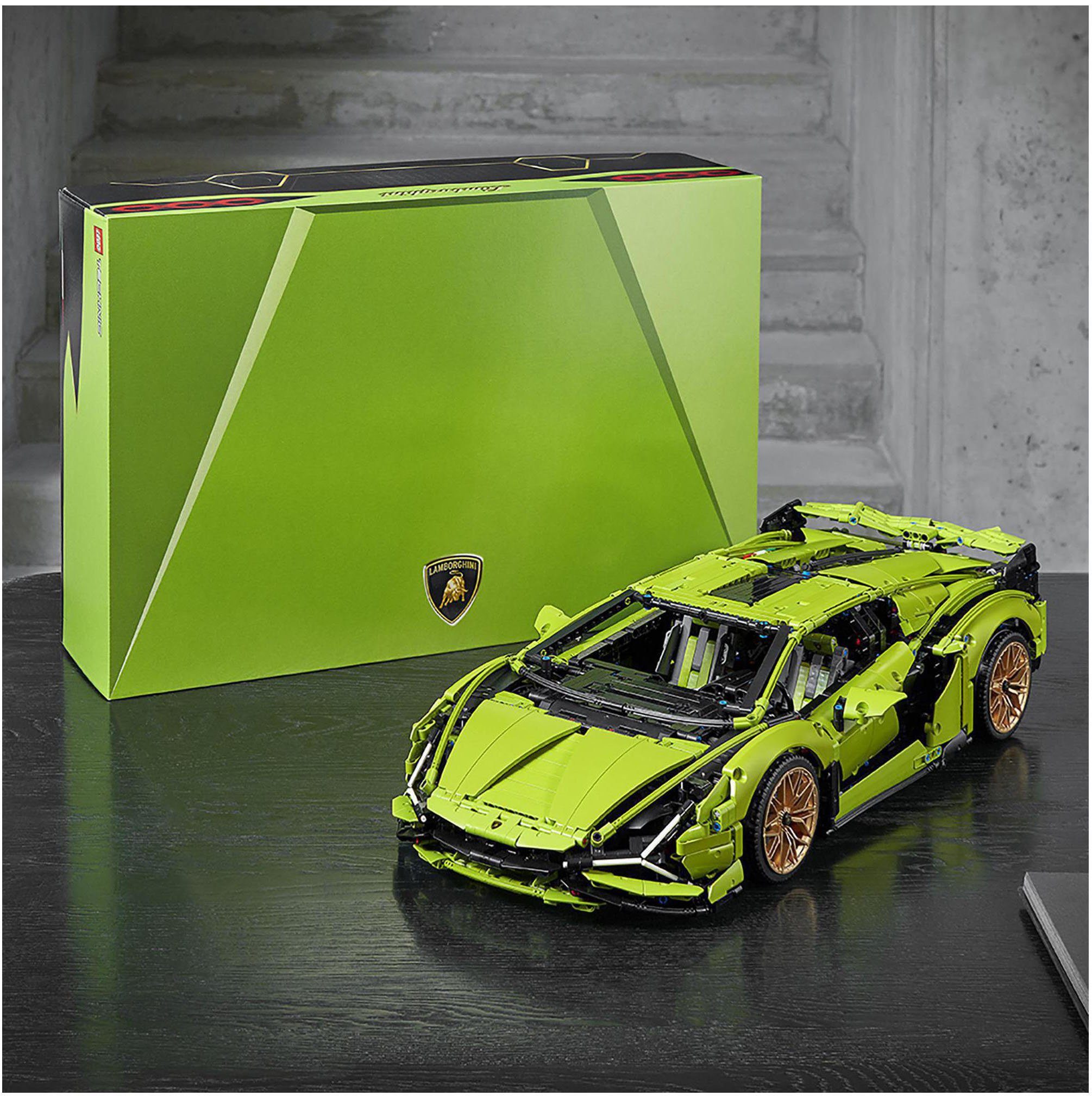 LEGO® Konstruktionsspielsteine Lamborghini Sián FKP 37 (42115), LEGO® Technic, (3696 St), Made in Europe