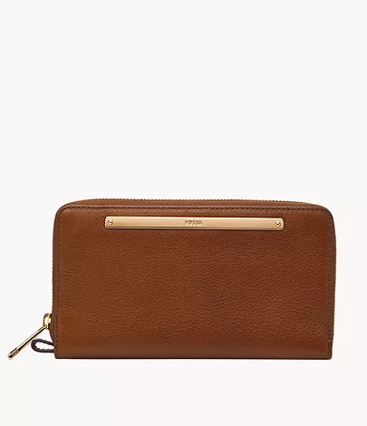 Fossil Zip Around Clutch Liza