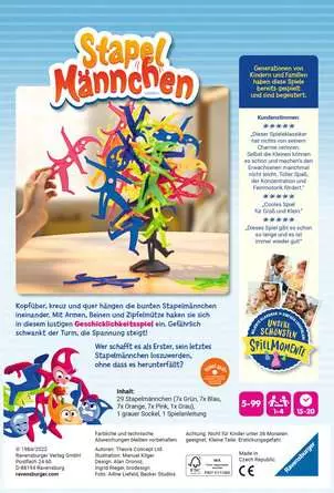 Stapelmännchen - Kinderspiel ab 5 Jahren