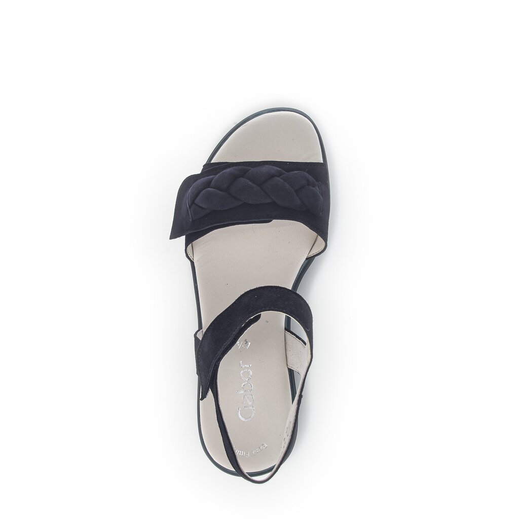 Gabor fashion Plateau Sandale blau