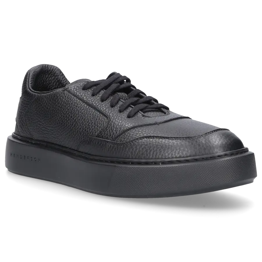 Henderson - Sneaker low PERSEO Veloursleder - schwarz