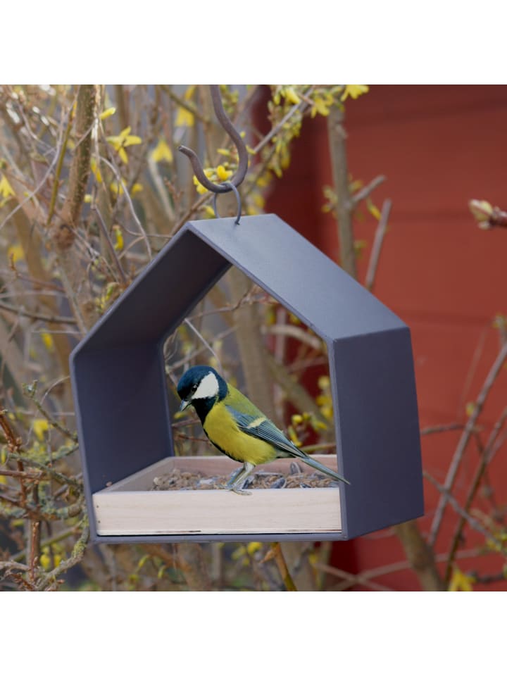 UNUS Vogelhaus Futterhaus aus Zink zum Aufhängen in Anthrazit günstig kaufen onesize