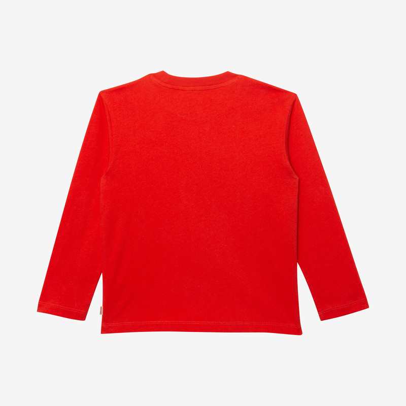 T-shirt garçon message rouge en coton recyclé Catimini