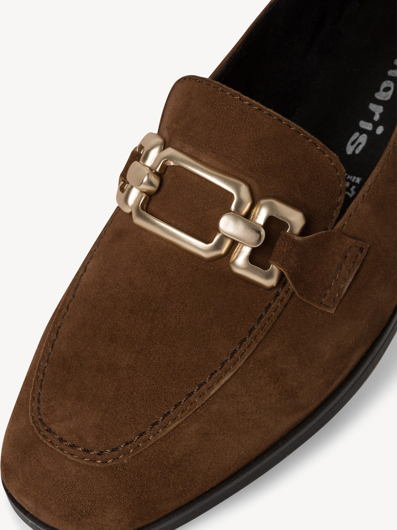 Slipper en cuir - marron