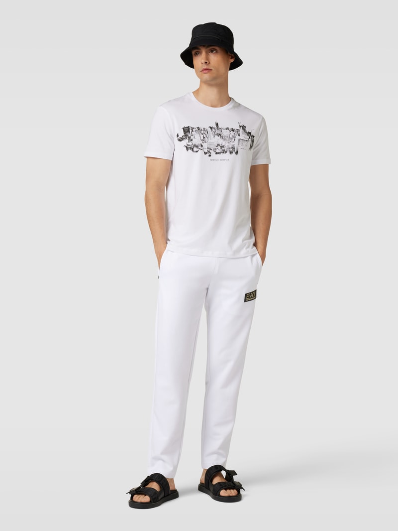 Sweatpants mit Tunnelzug in weiß