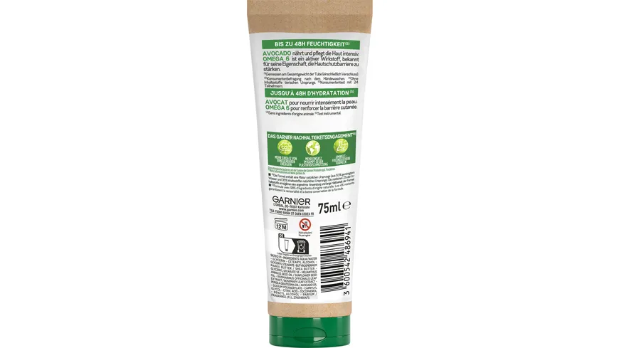 Garnier Handfood Handcreme AVOCADO 75 ml