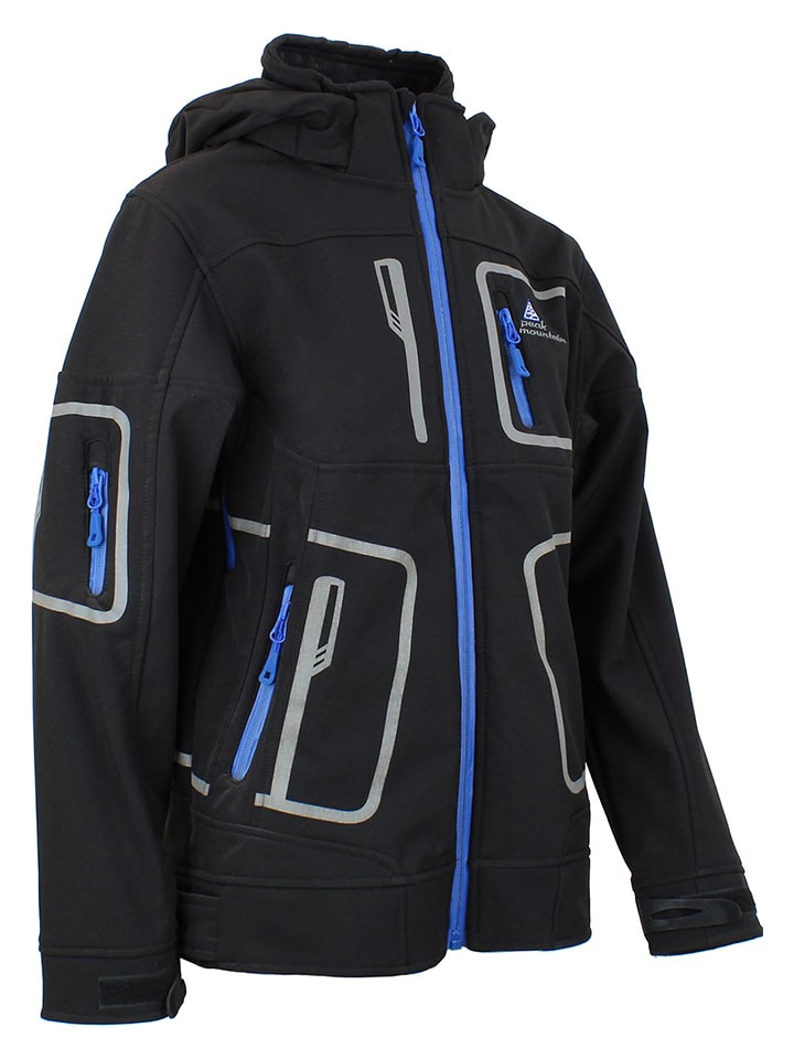Peak Mountain Softshelljacke in Schwarz günstig kaufen