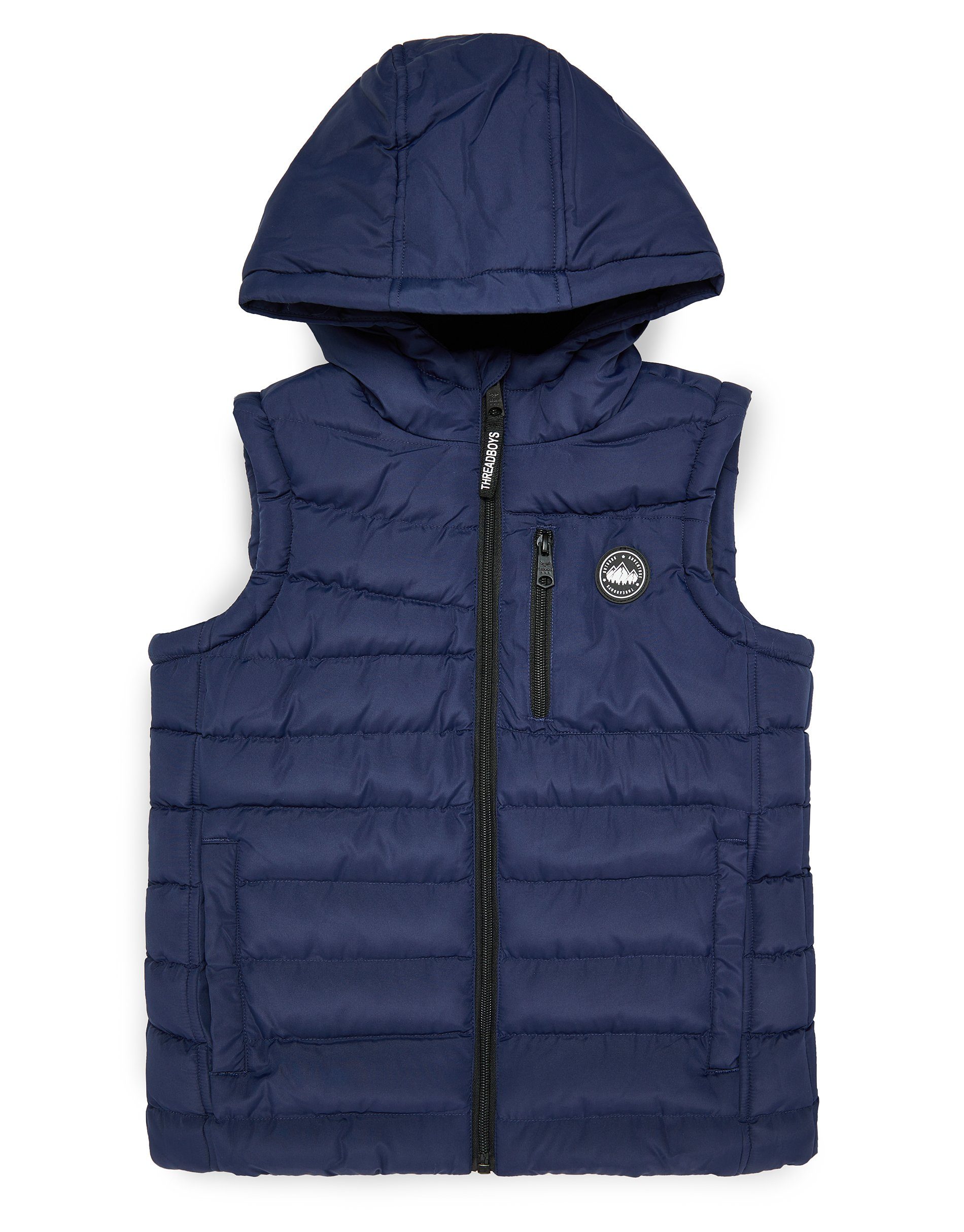 Threadboys Steppweste Longline Gilet Ashcroft