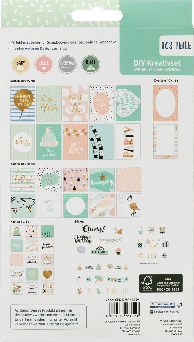 Kreativset DIY Feiern, 1 St