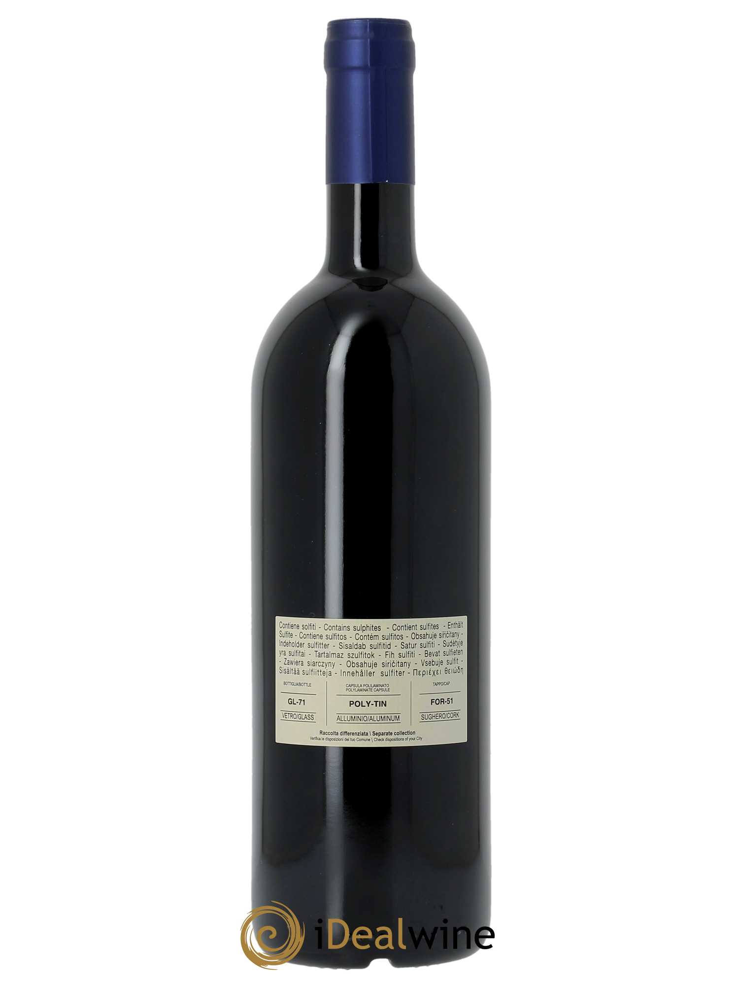 Bolgheri DOC Sassicaia Tenuta San Guido (CBO à partir de 6 BTS) 2020 - Lot de 1 Bouteille