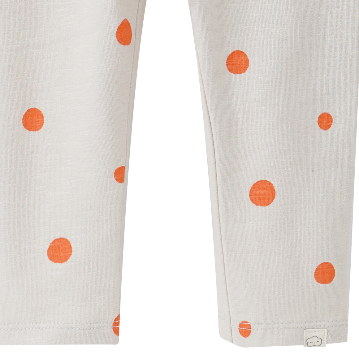 Newborn Leggings mit Punkte-Allover