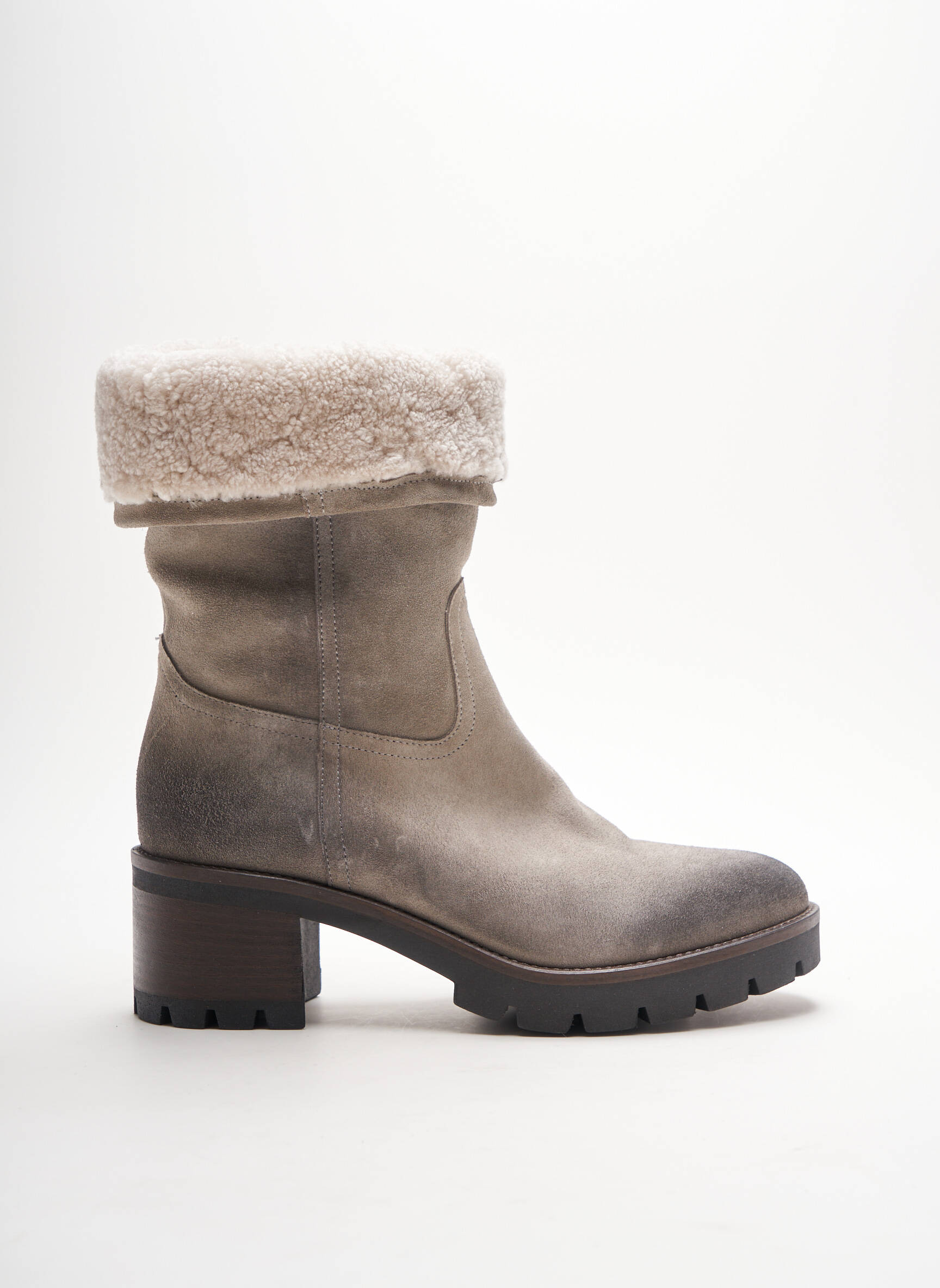 Alisa Bianchini Bottines Femme couleur gris