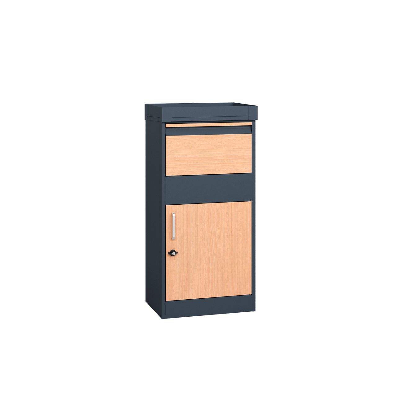 HC Home & Living Paketbox mit Pflanzenkasten 50x37x105cm