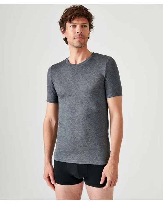 Tee-shirt double face col rond Thermolactyl