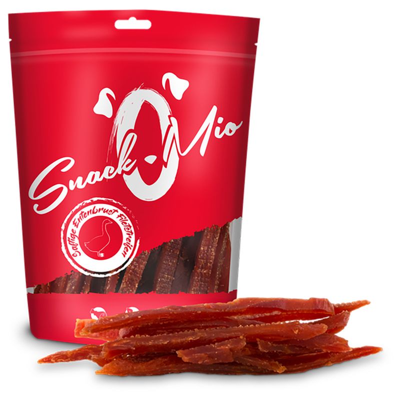 SnackOMio Saftige Entenbrust Filetstreifen