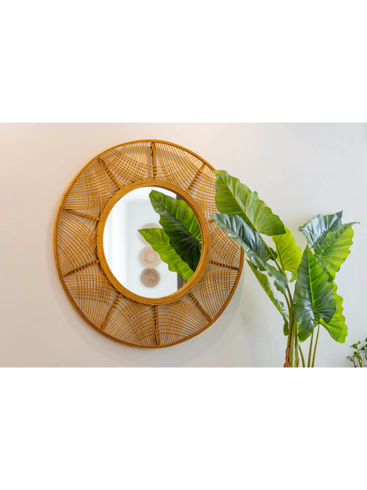 Atmosphera Créateur d'intérieur Boho-Spiegel in beige günstig kaufen onesize