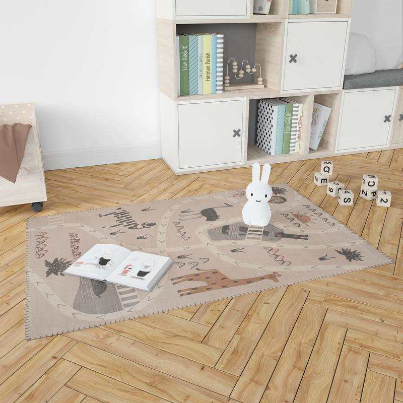 Tapis de jeu savane 100x140cm LITTLE SAVANNAH