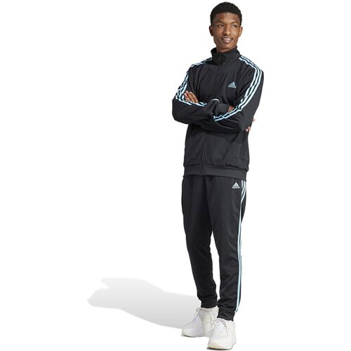 HERREN SPORTANZUG BASIC 3-STREIFEN TRICOT