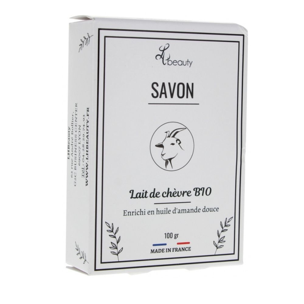 lh beauty SAVON MASQUE AU LAIT DE CHEVRE BIO ET HUILE D'AMANDE DOUCE SAVON-MASQUE