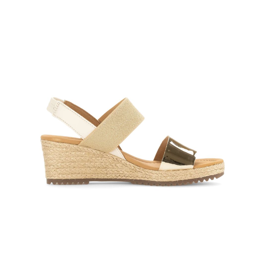 Gabor comfort Keilsandalette gold