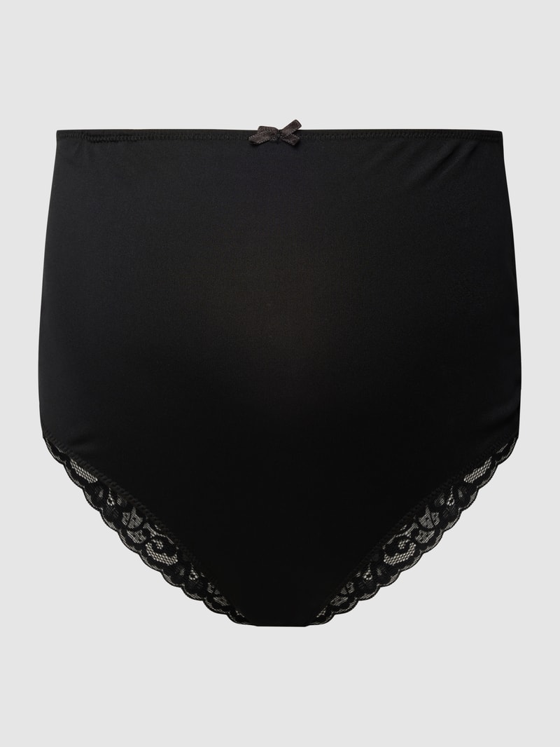 Umstands-Slip mit Schleifen-Detail im 2er-Pack Modell 'armor' in schwarz