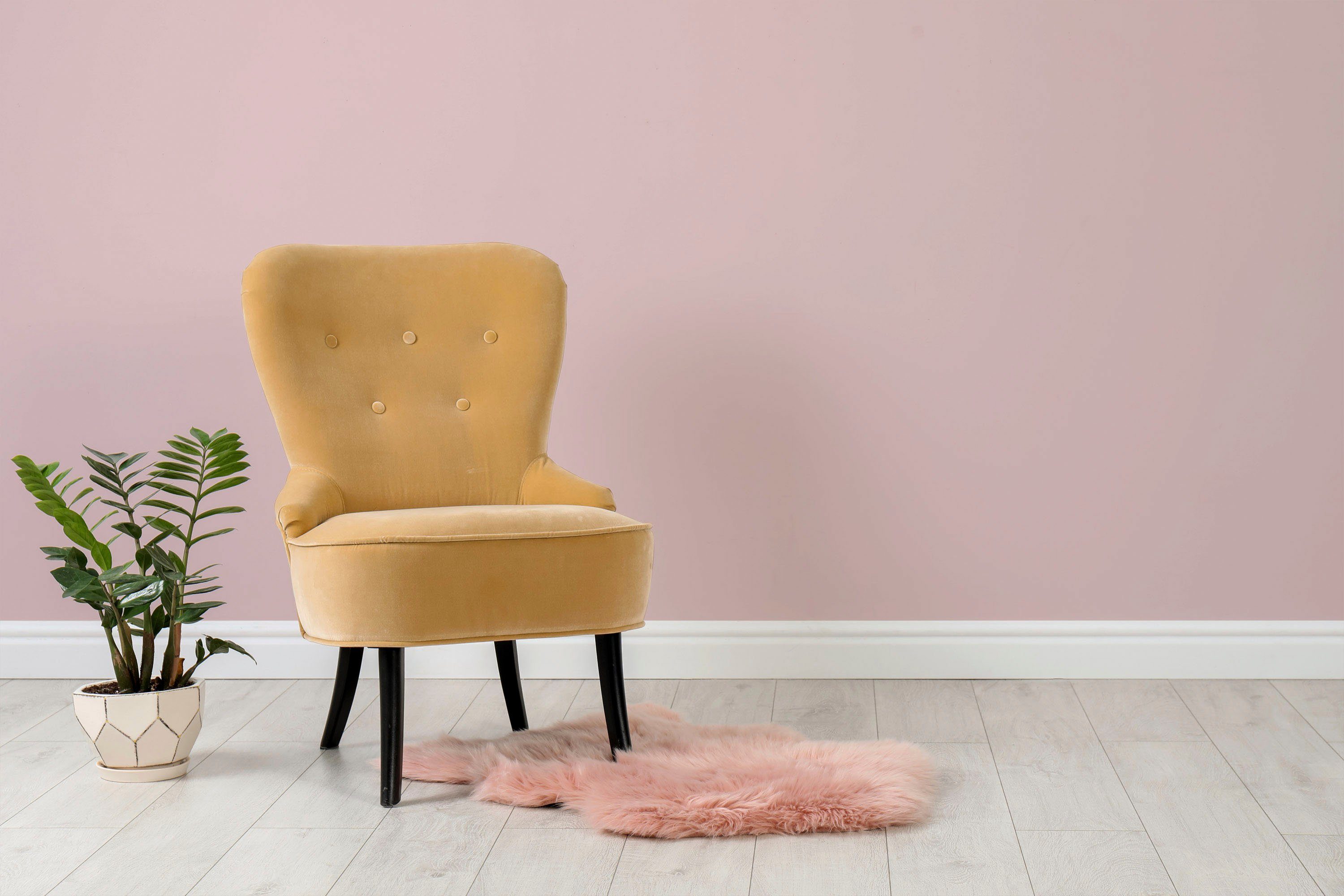 A.S. Création Wand- und Deckenfarbe Seidenmatt Innenfarbe THE COLOR KITCHEN, für Wohnzimmer Schlafzimmer Flur Küche, versch. Rosatöne