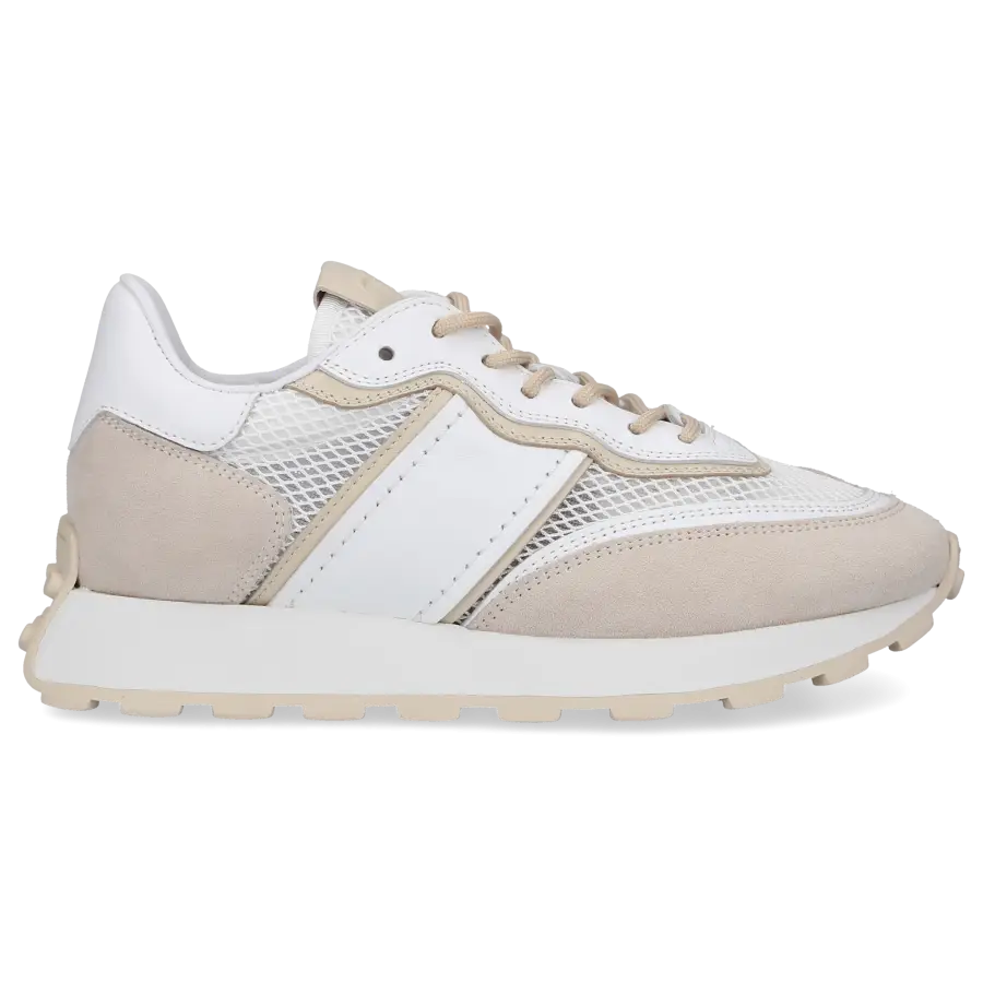 Tod's - Sneaker low K0ID40 Veloursleder Textil - weiß