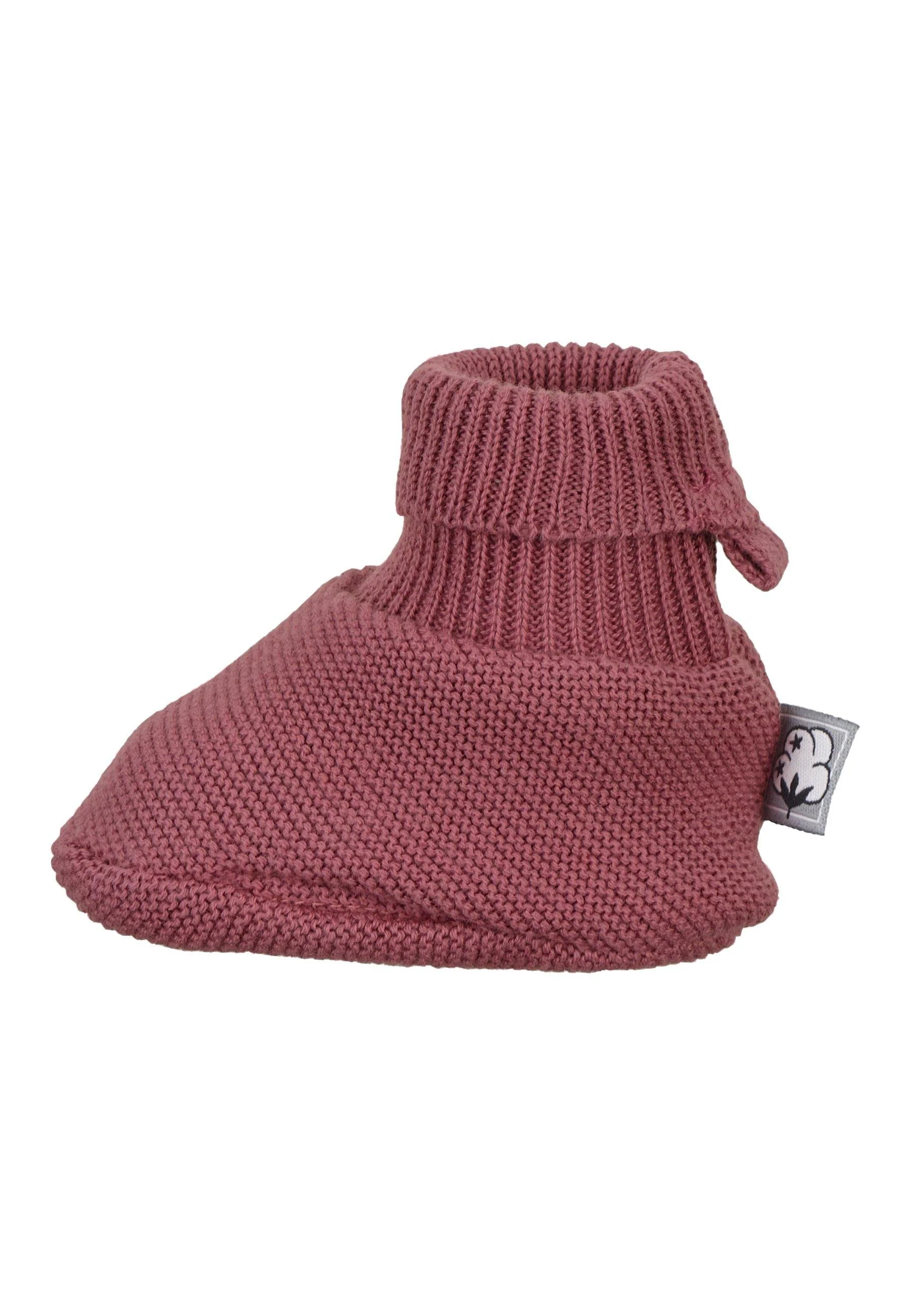 GOTS Strick-Schuh in Grün, Marine, Rosa oder Grau