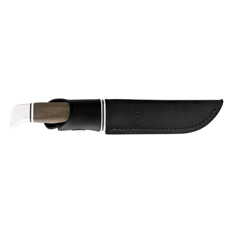 Buck Pathfinder Pro Green Micarta 105GRS1