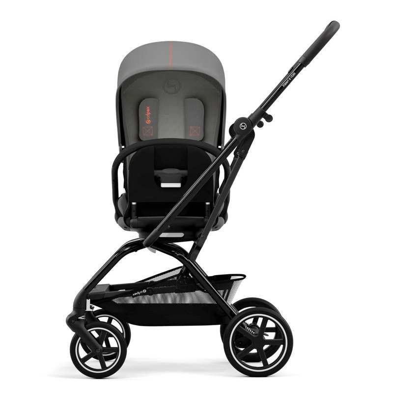 Poussette compacte Eezy Twist+ 2 Lava grey châssis black Cybex