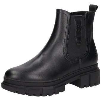s.Oliver Chelsea Boots in schwarz