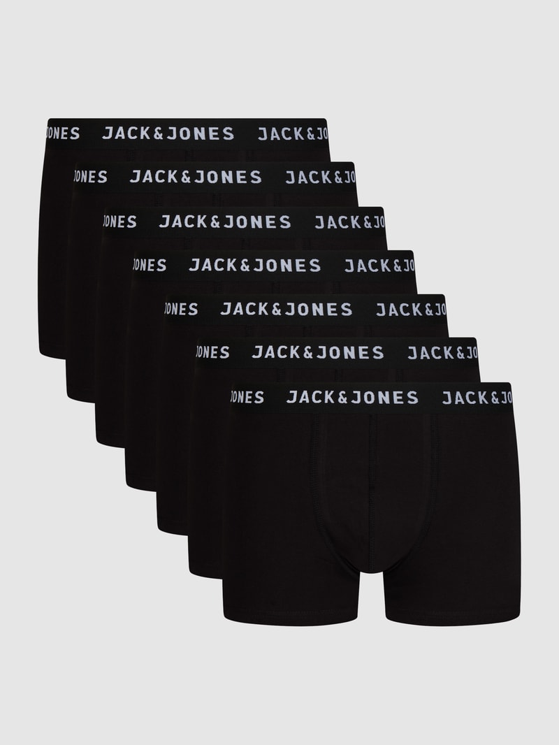 Trunks mit Stretch-Anteil im 7er-Pack in schwarz