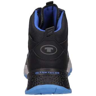 Tom Tailor Schnür Boots in schwarz