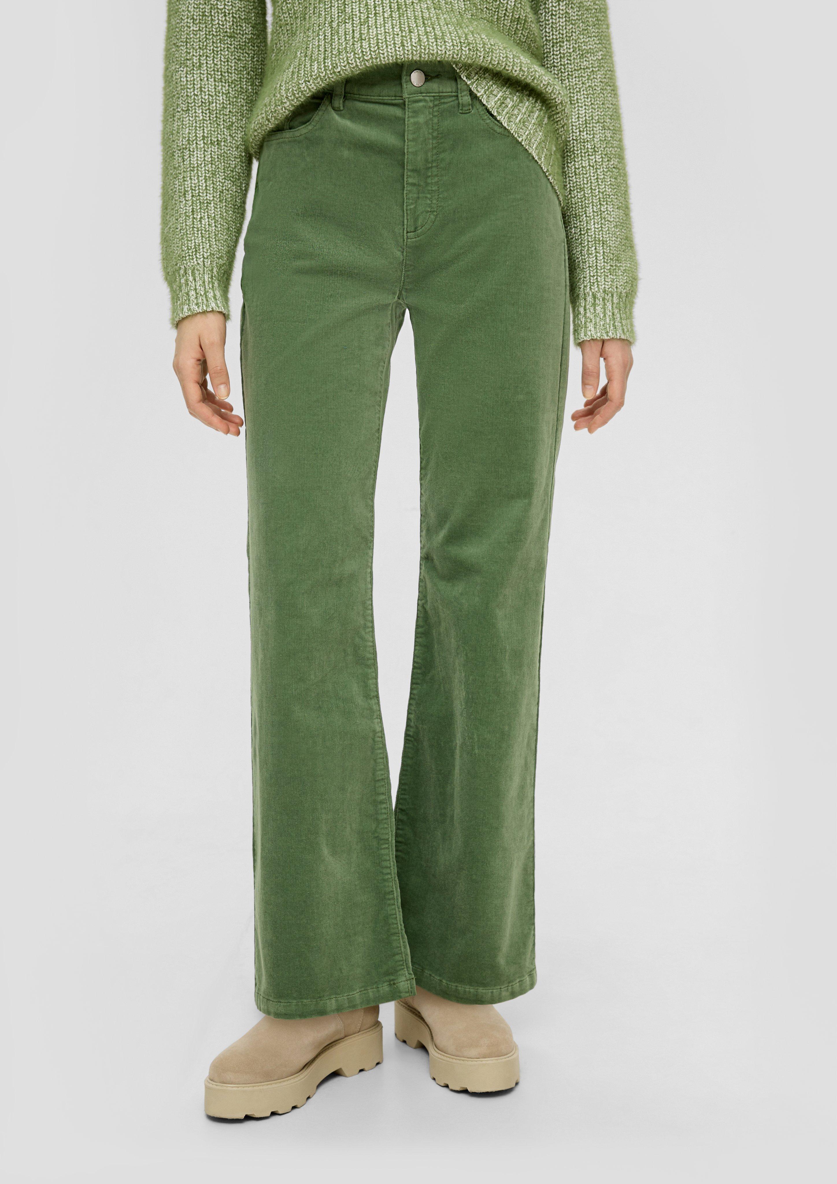 Slim: Cordhose aus Baumwollstretch  2135830-7834