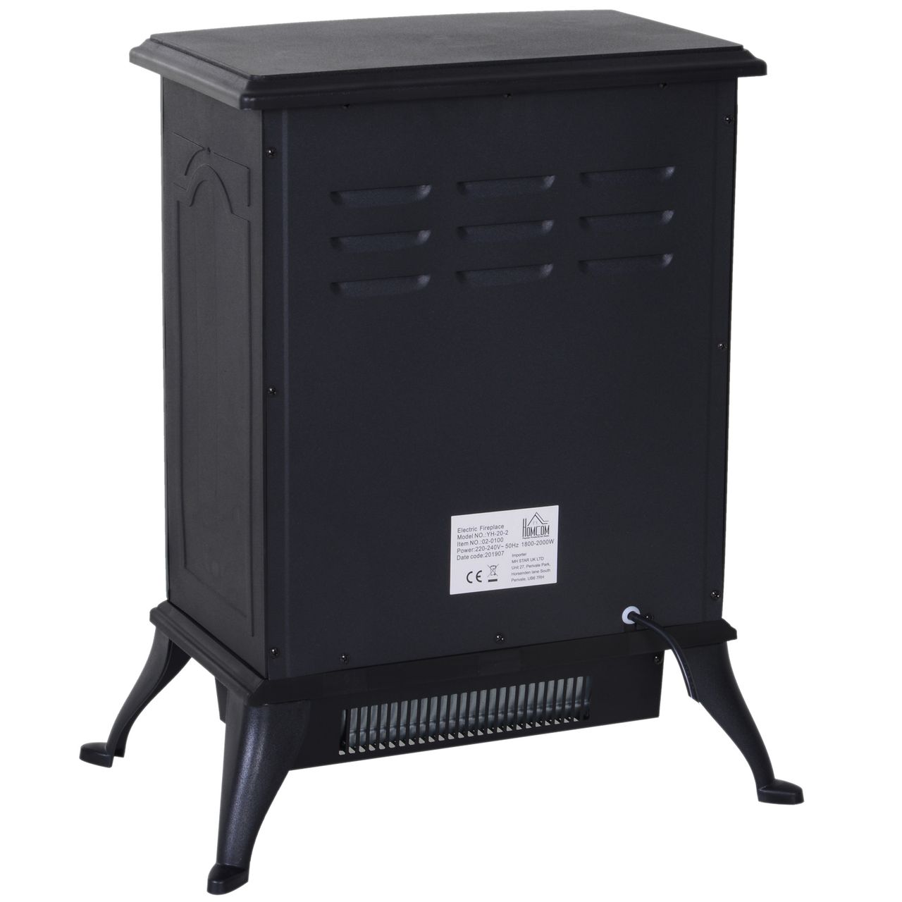 HOMCOM LED Elektrokamin Kamin Kaminofen Wandkamin Standkamin Elektrisch 10 Typen